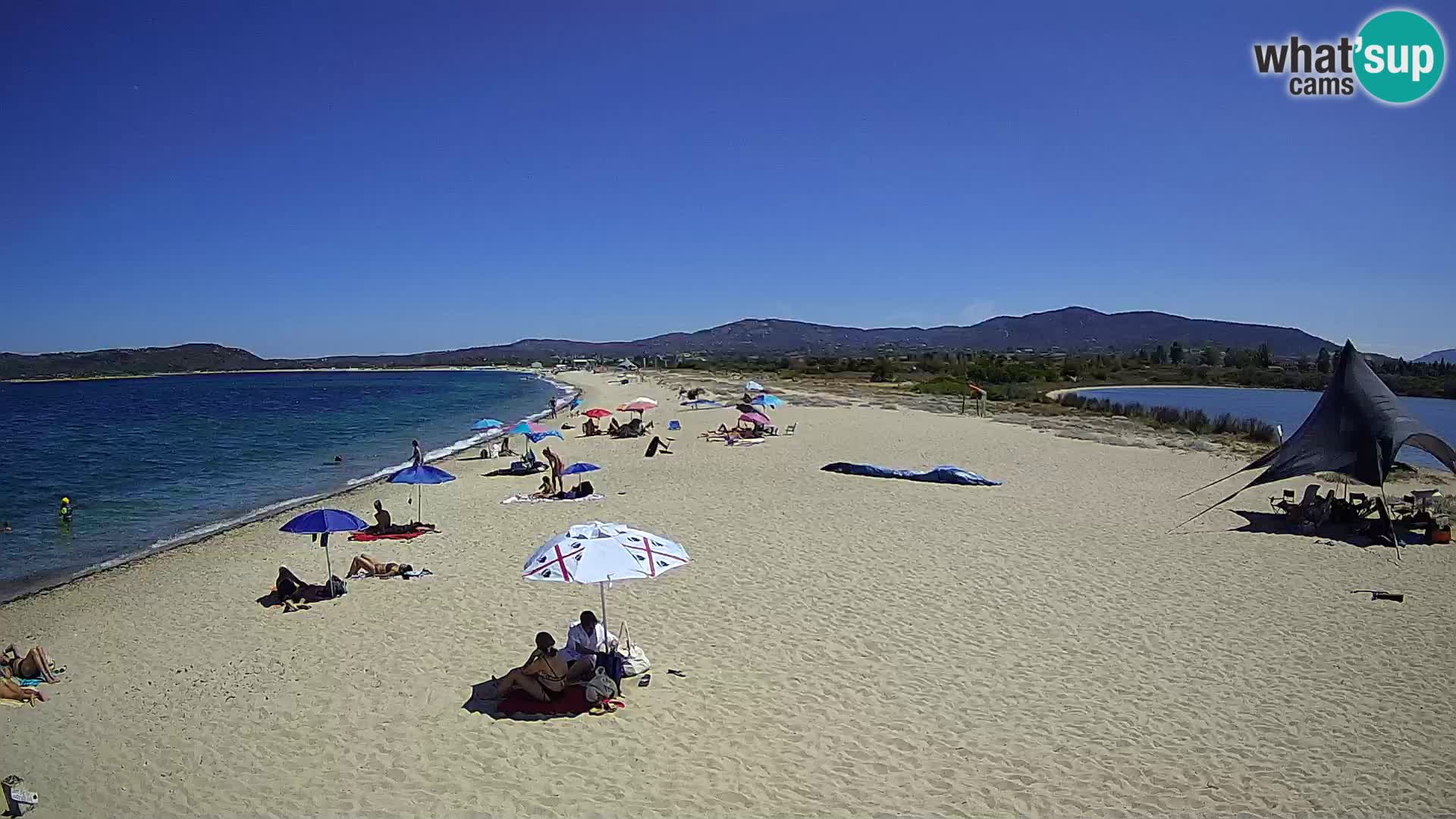 Olbia web kamera plaža Le Saline – Sardinija – Italija