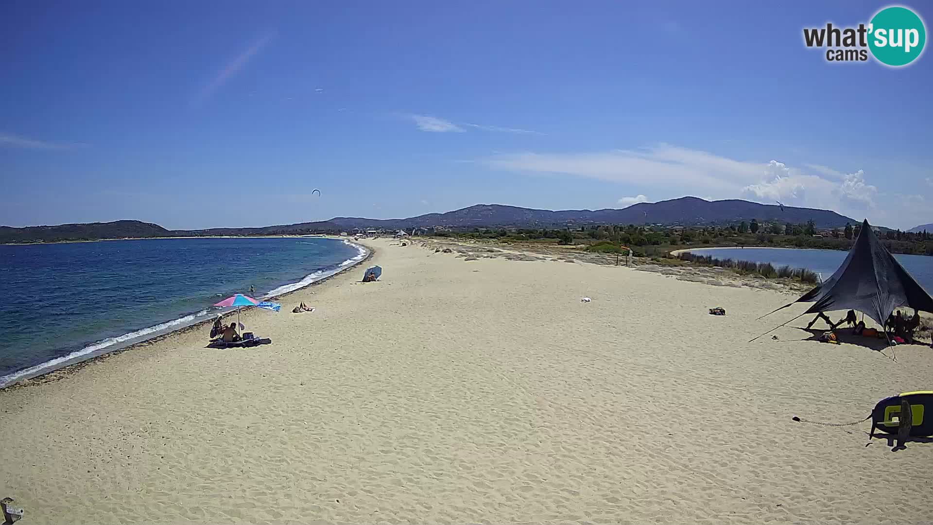 Olbia spletna kamera plaža Le Saline – Sardinija – Italija