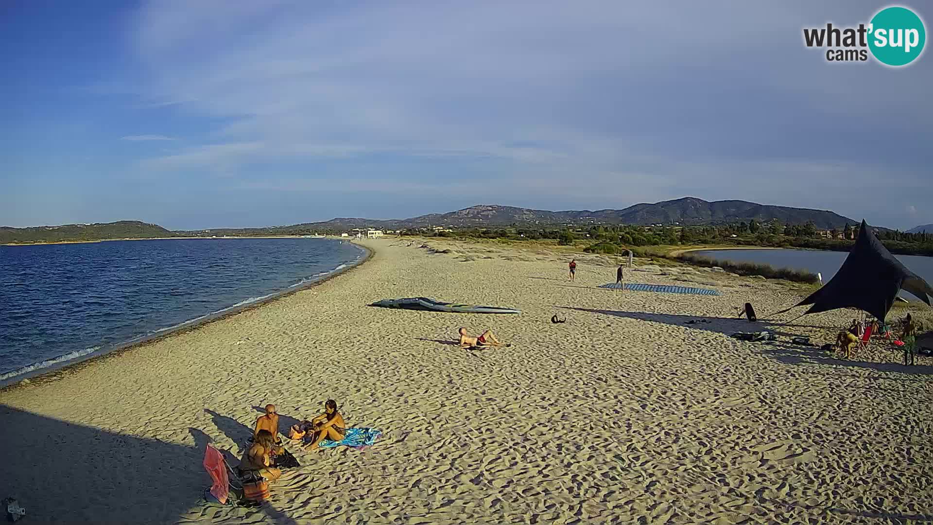 Olbia live webcam Le Saline beach – Sardinia