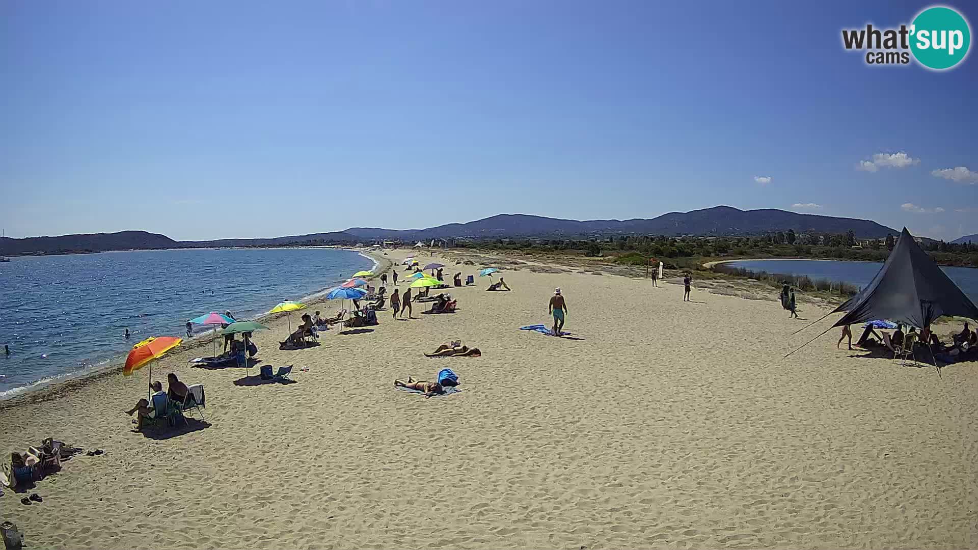Olbia camera en vivo playa Le Saline – Cerdeña – Italia