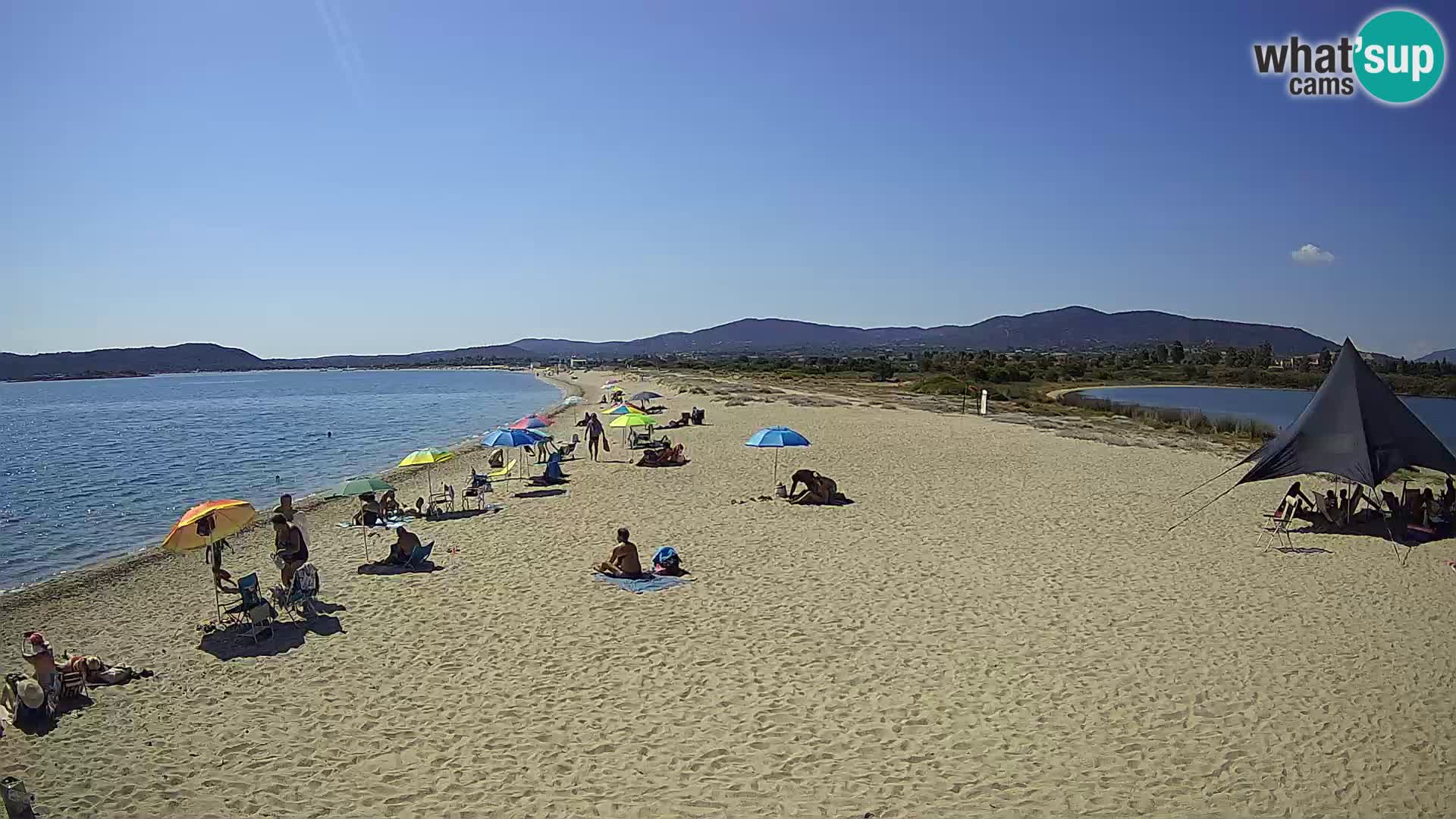 Olbia live webcam Le Saline beach – Sardinia