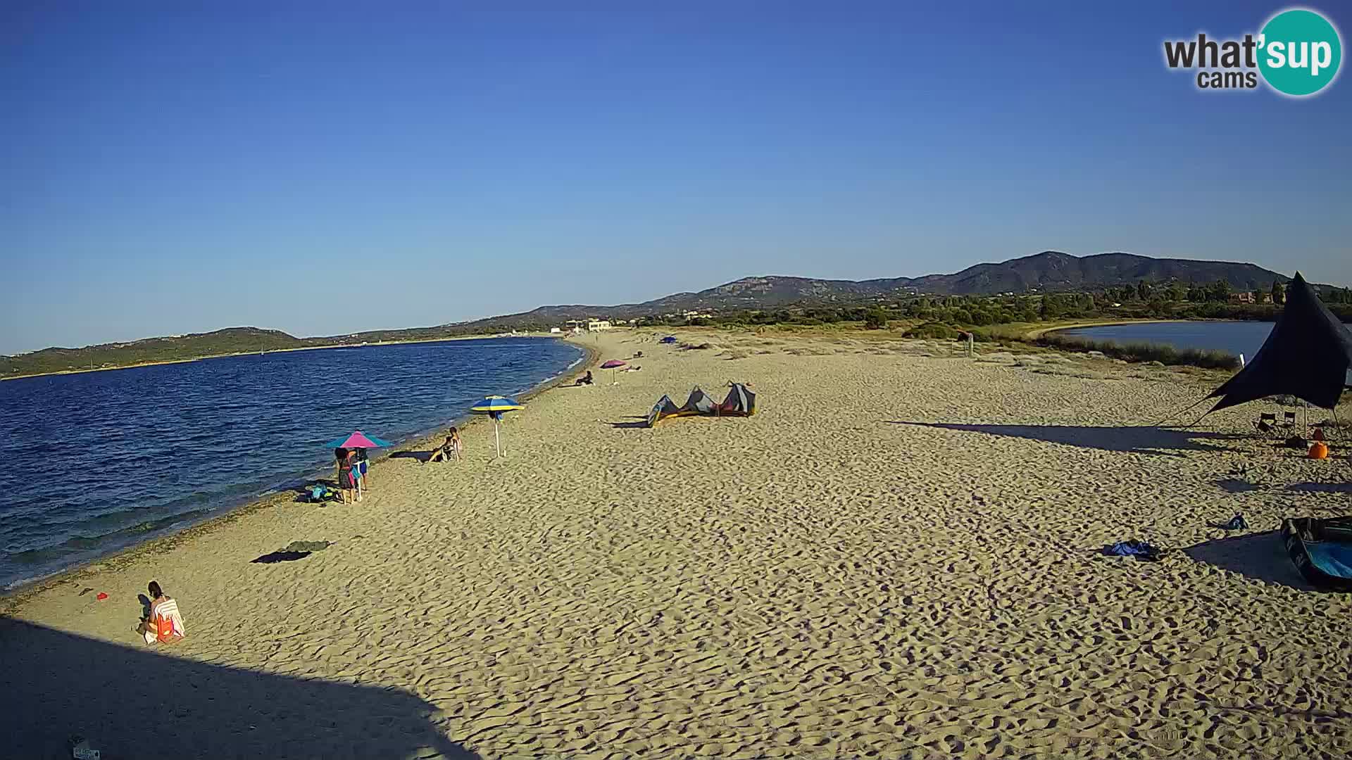 Olbia live webcam Le Saline beach – Sardinia