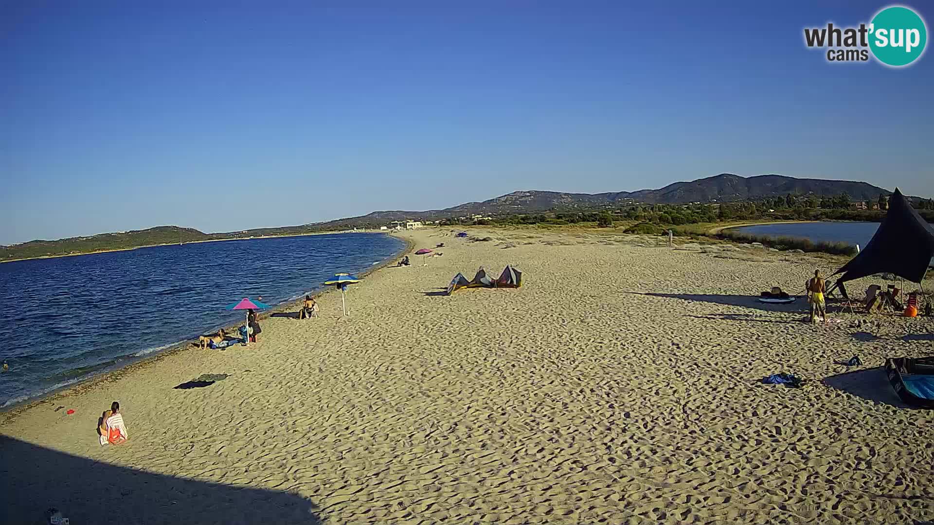 Olbia live webcam Le Saline beach – Sardinia
