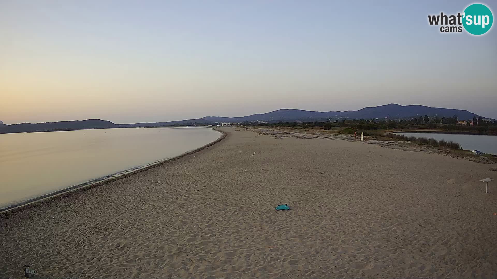 Olbia spletna kamera plaža Le Saline – Sardinija – Italija
