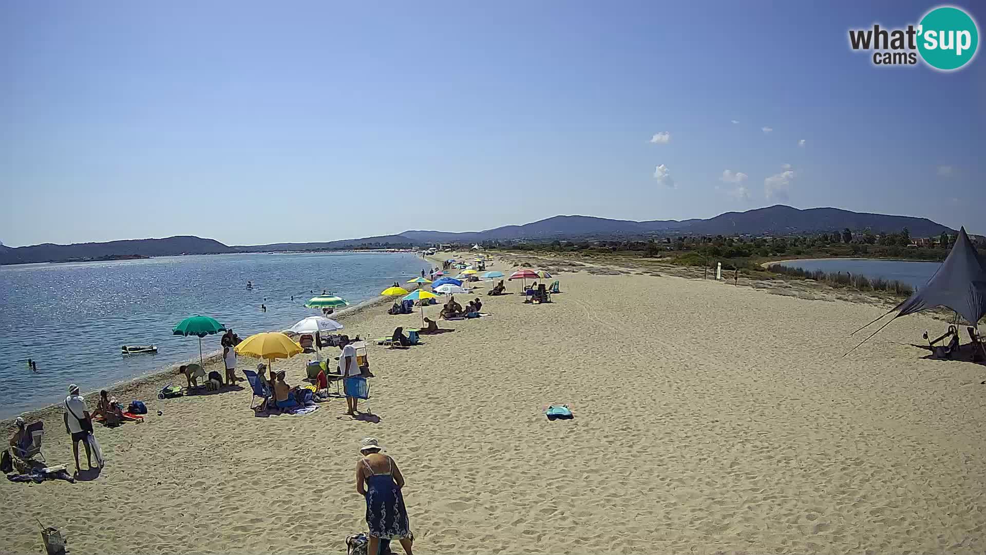 Olbia spletna kamera plaža Le Saline – Sardinija – Italija