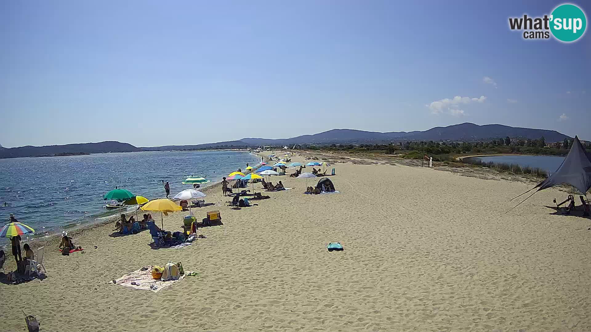 Olbia live webcam Le Saline beach – Sardinia