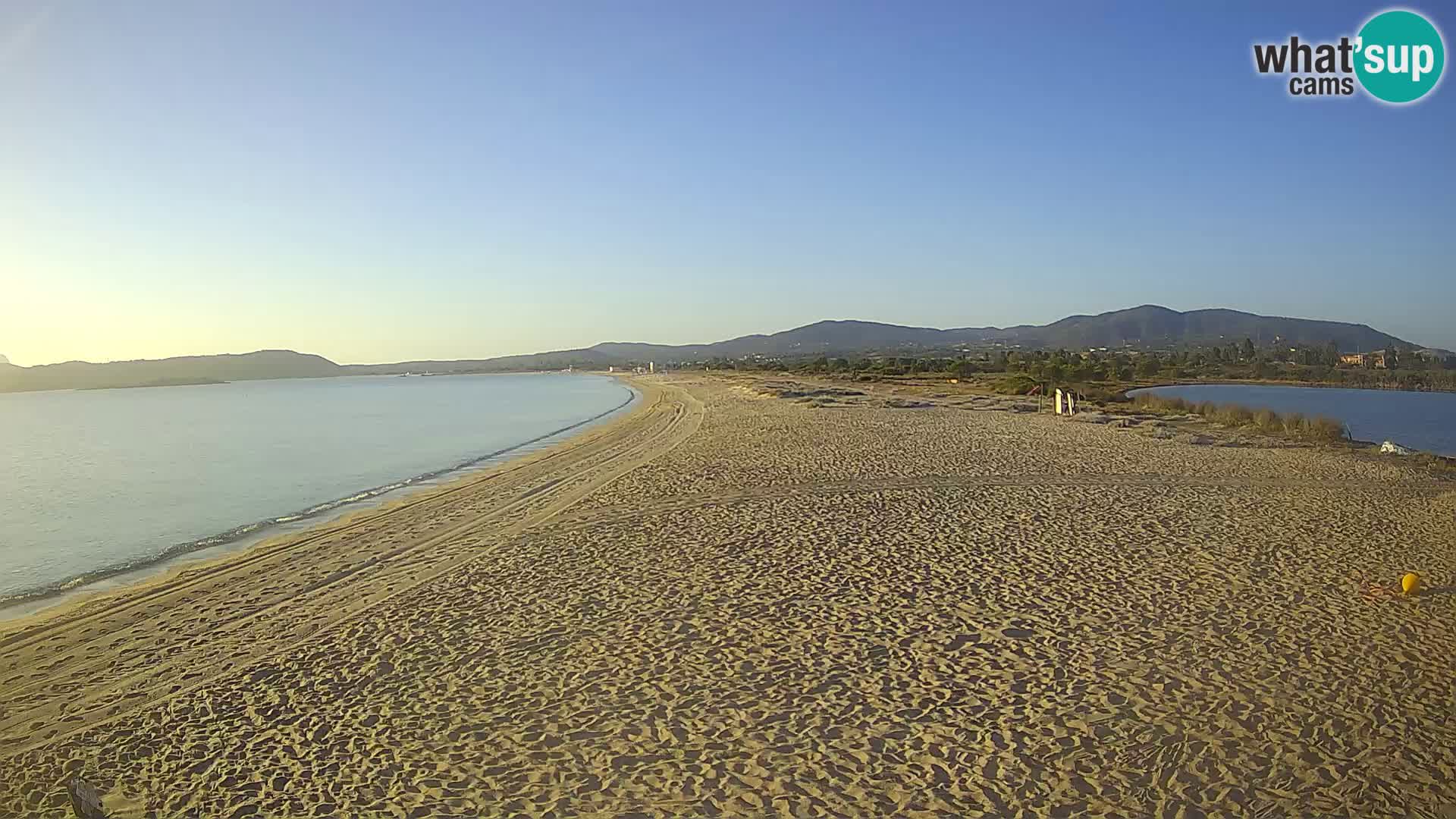 Olbia spletna kamera plaža Le Saline – Sardinija – Italija