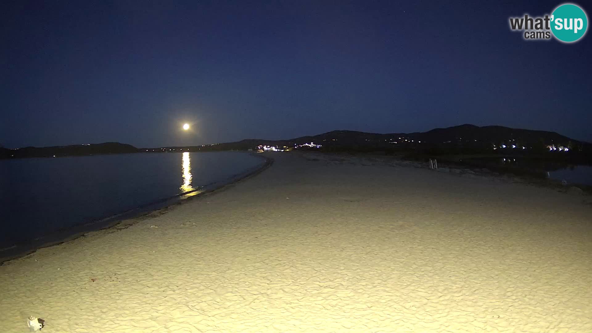Olbia spletna kamera plaža Le Saline – Sardinija – Italija