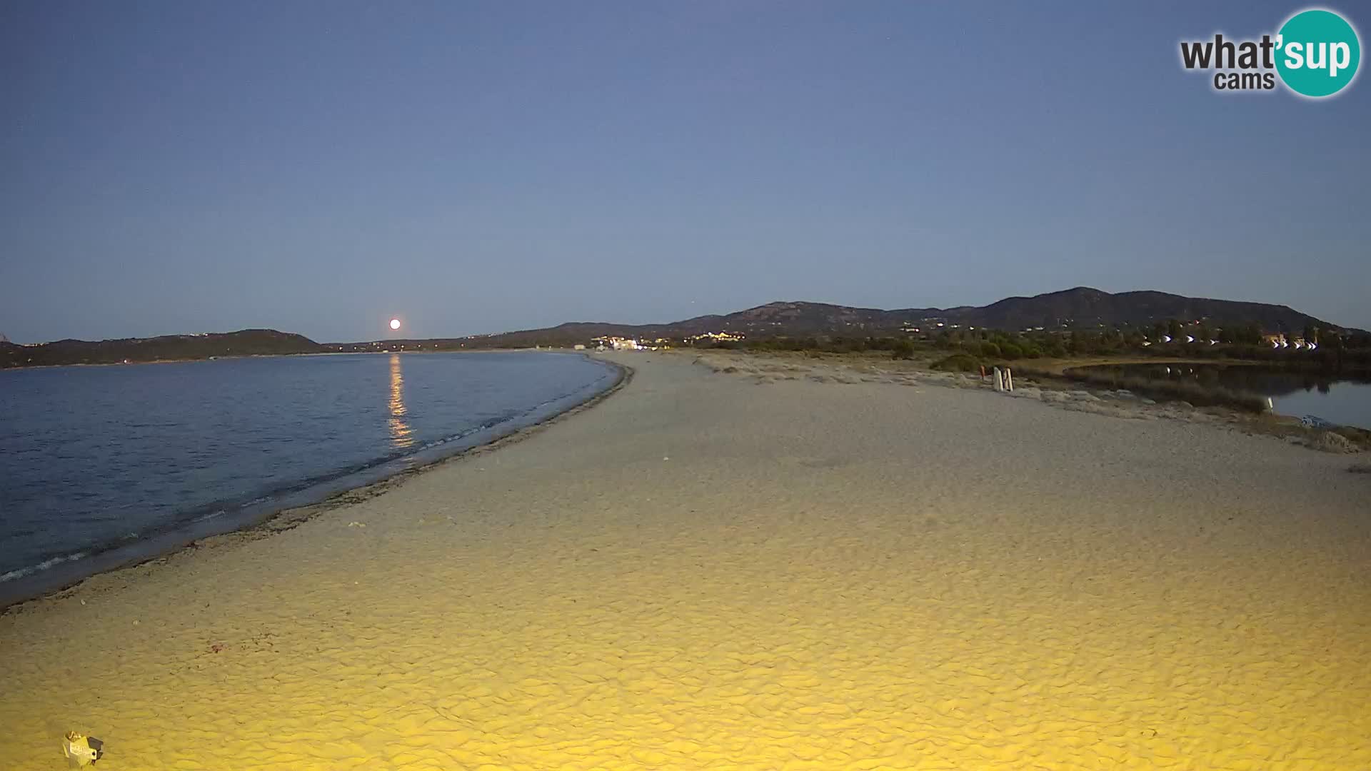 Olbia camera en vivo playa Le Saline – Cerdeña – Italia