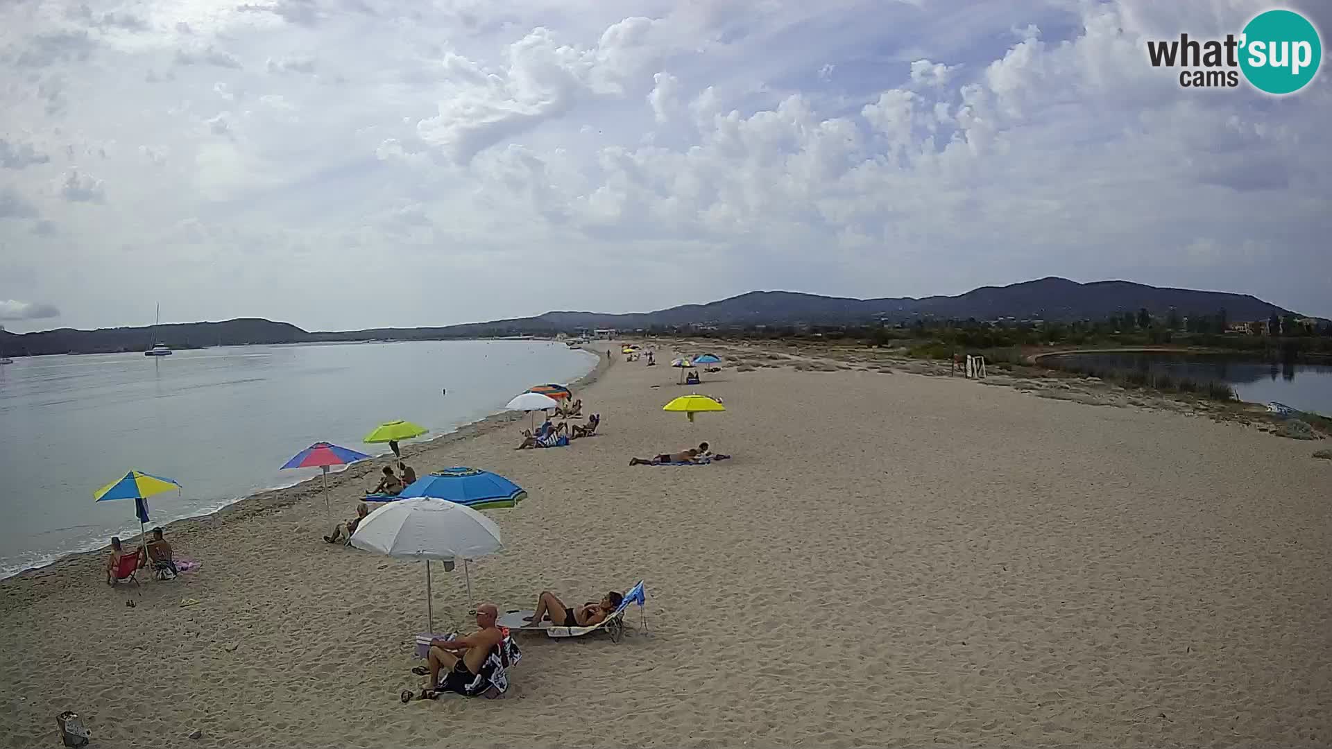 Olbia spletna kamera plaža Le Saline – Sardinija – Italija