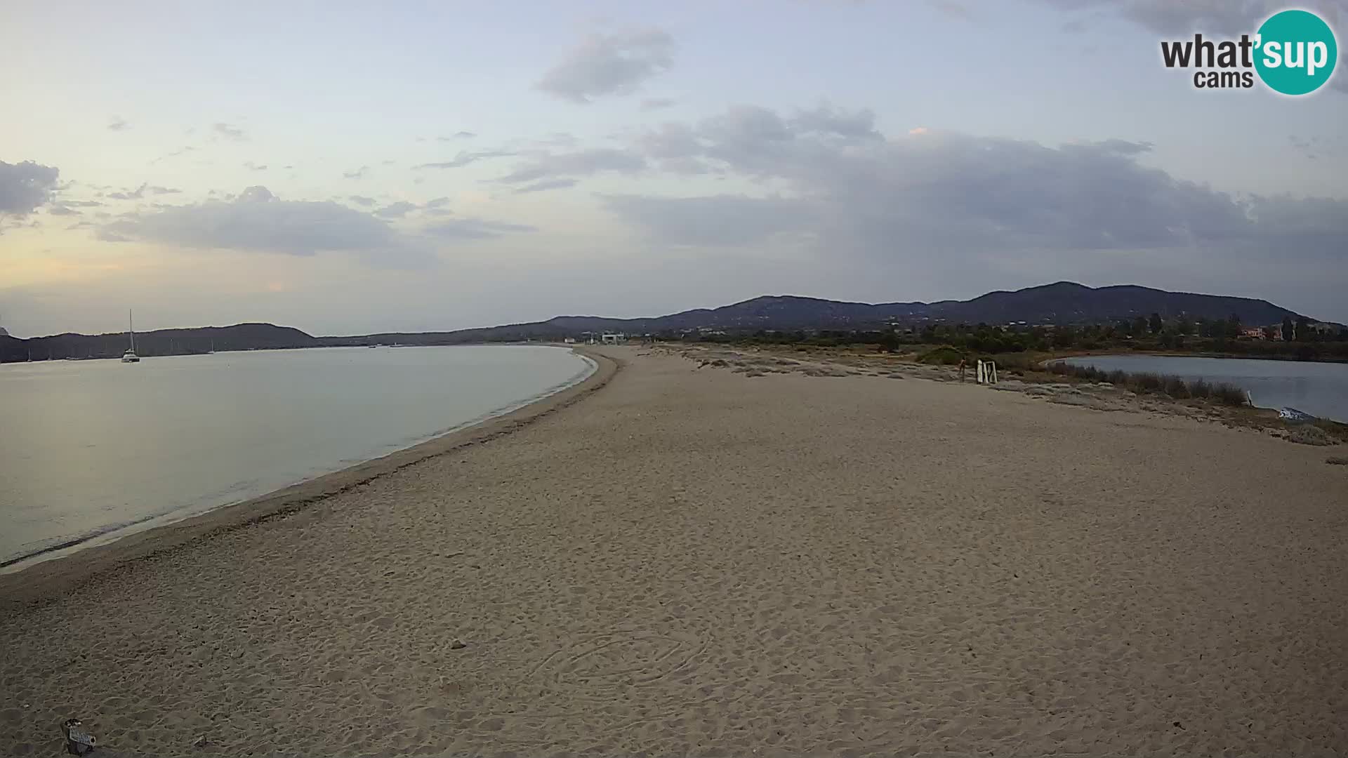 Olbia web kamera plaža Le Saline – Sardinija – Italija