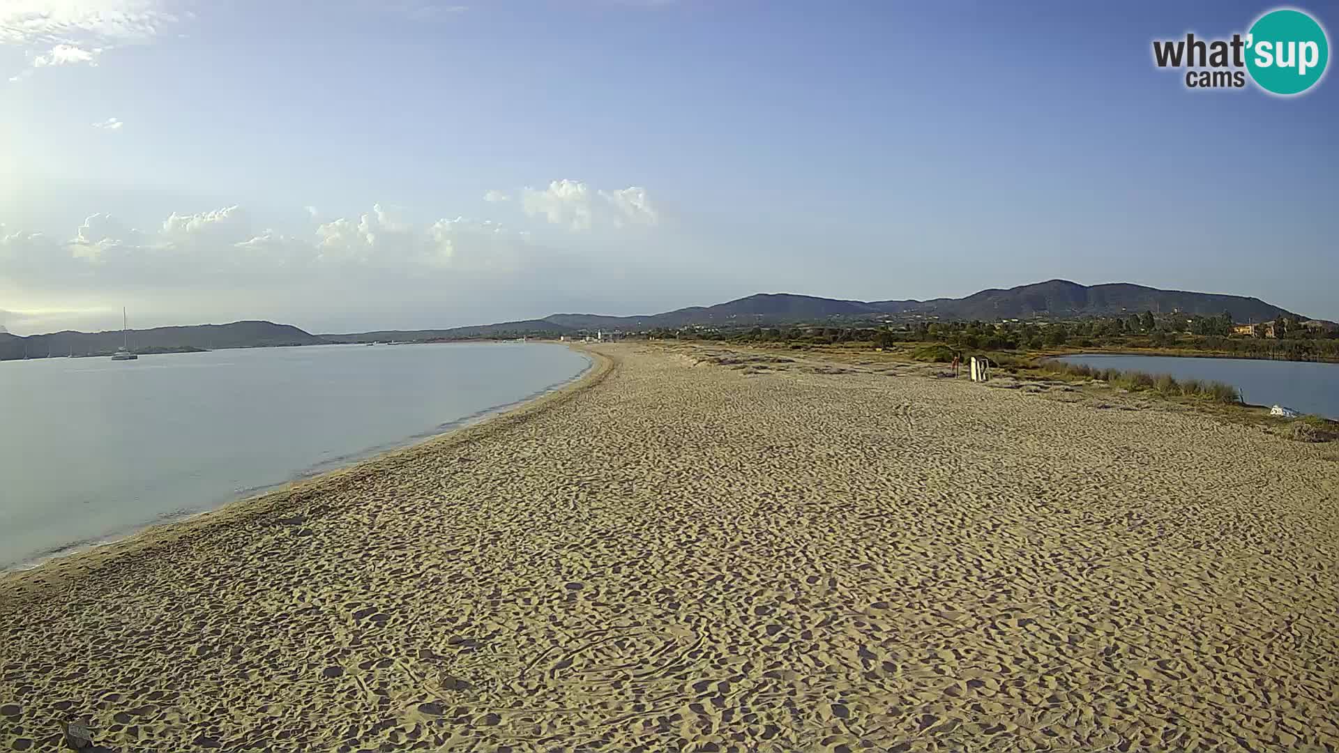 Olbia web kamera plaža Le Saline – Sardinija – Italija
