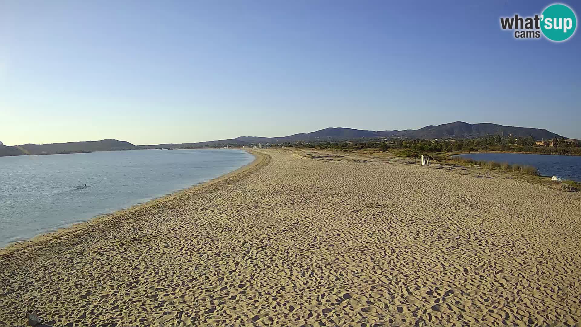 Olbia web kamera plaža Le Saline – Sardinija – Italija