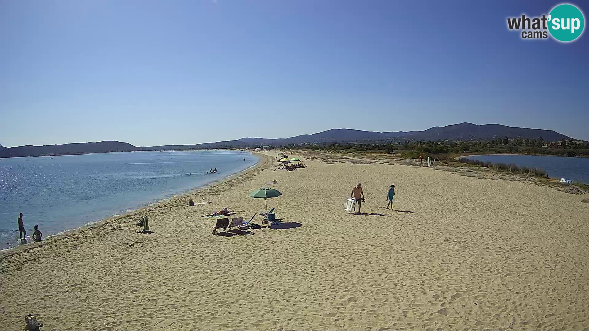 Olbia spletna kamera plaža Le Saline – Sardinija – Italija
