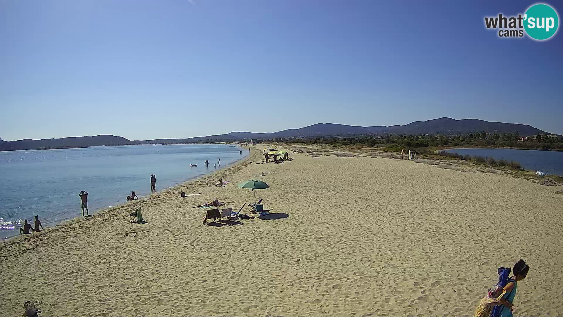 Olbia camera en vivo playa Le Saline – Cerdeña – Italia