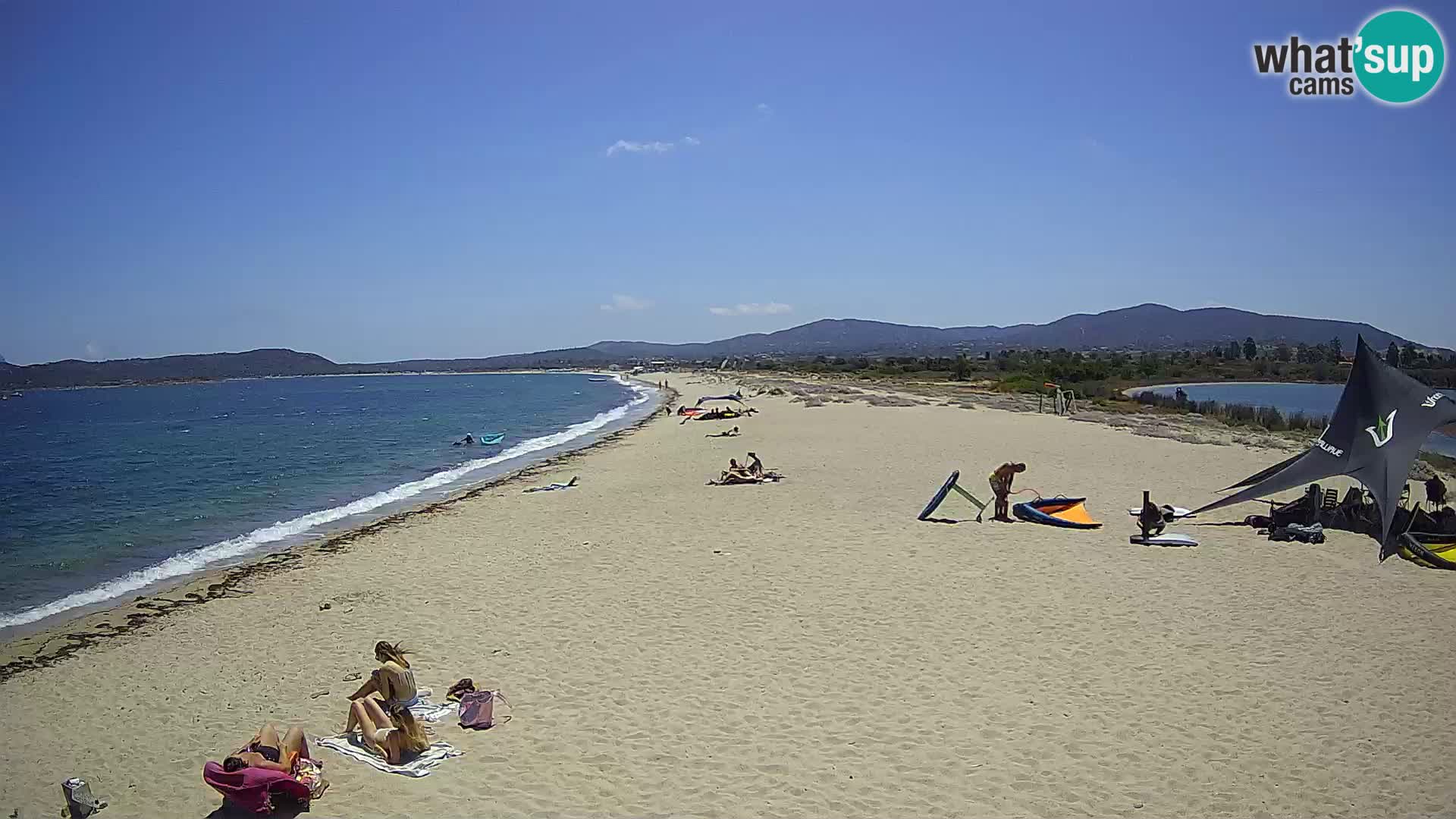 Olbia camera en vivo playa Le Saline – Cerdeña – Italia