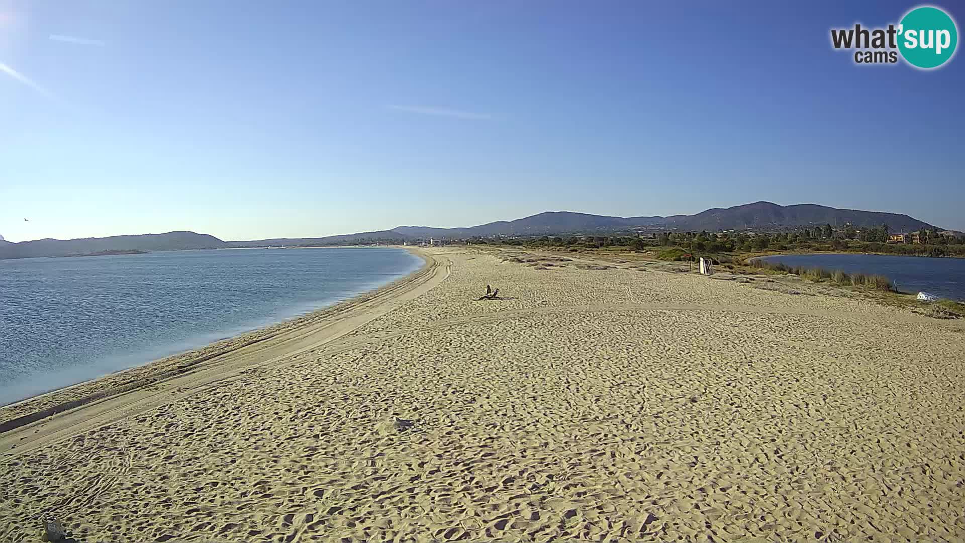 Olbia live webcam Le Saline beach – Sardinia