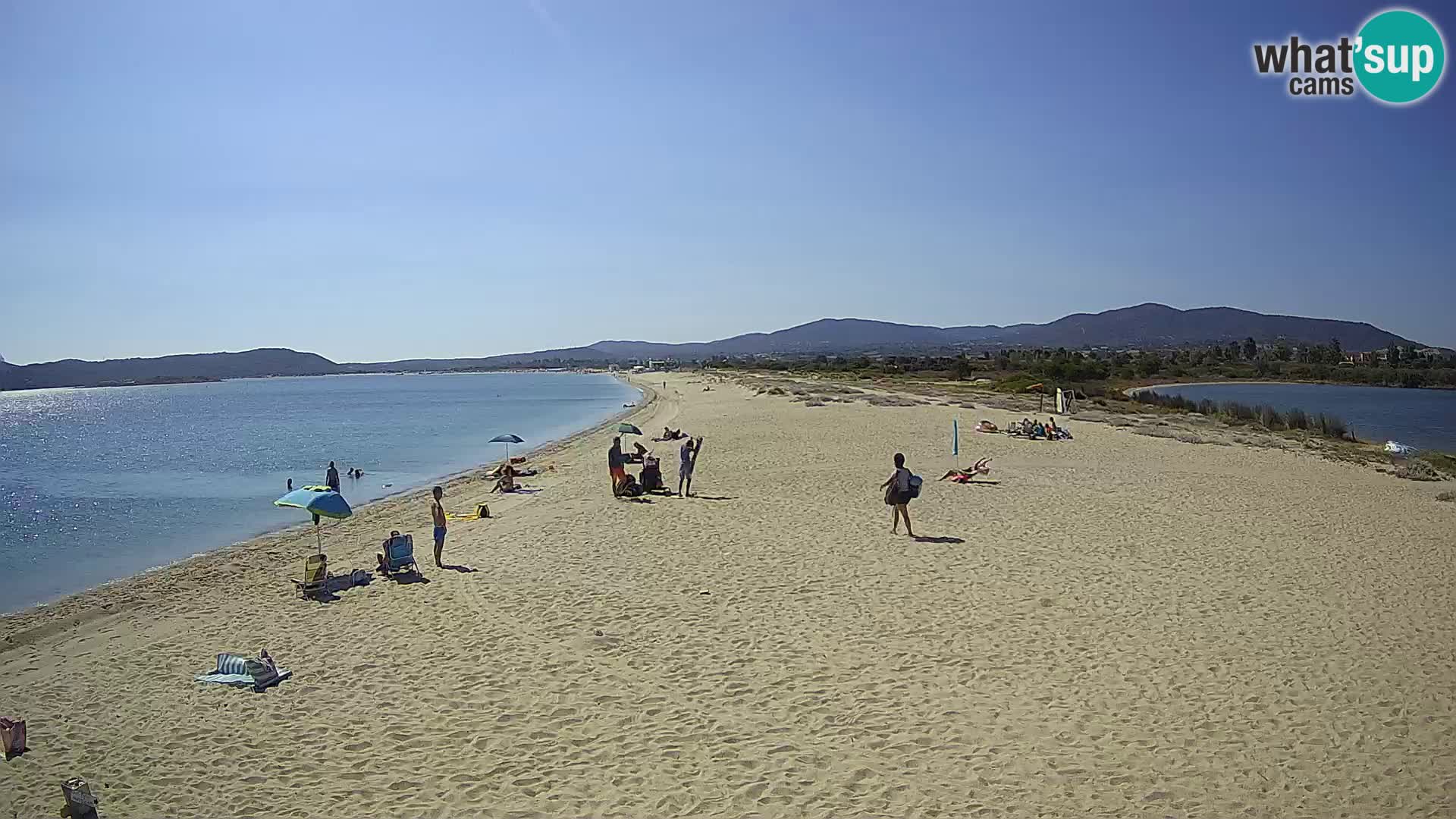 Olbia web kamera plaža Le Saline – Sardinija – Italija