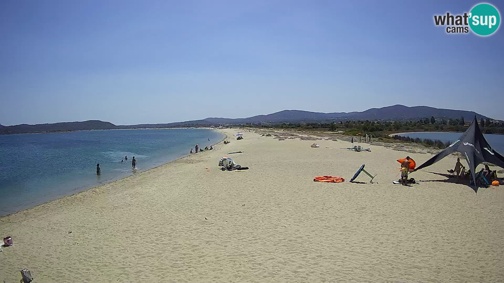 Olbia web kamera plaža Le Saline – Sardinija – Italija