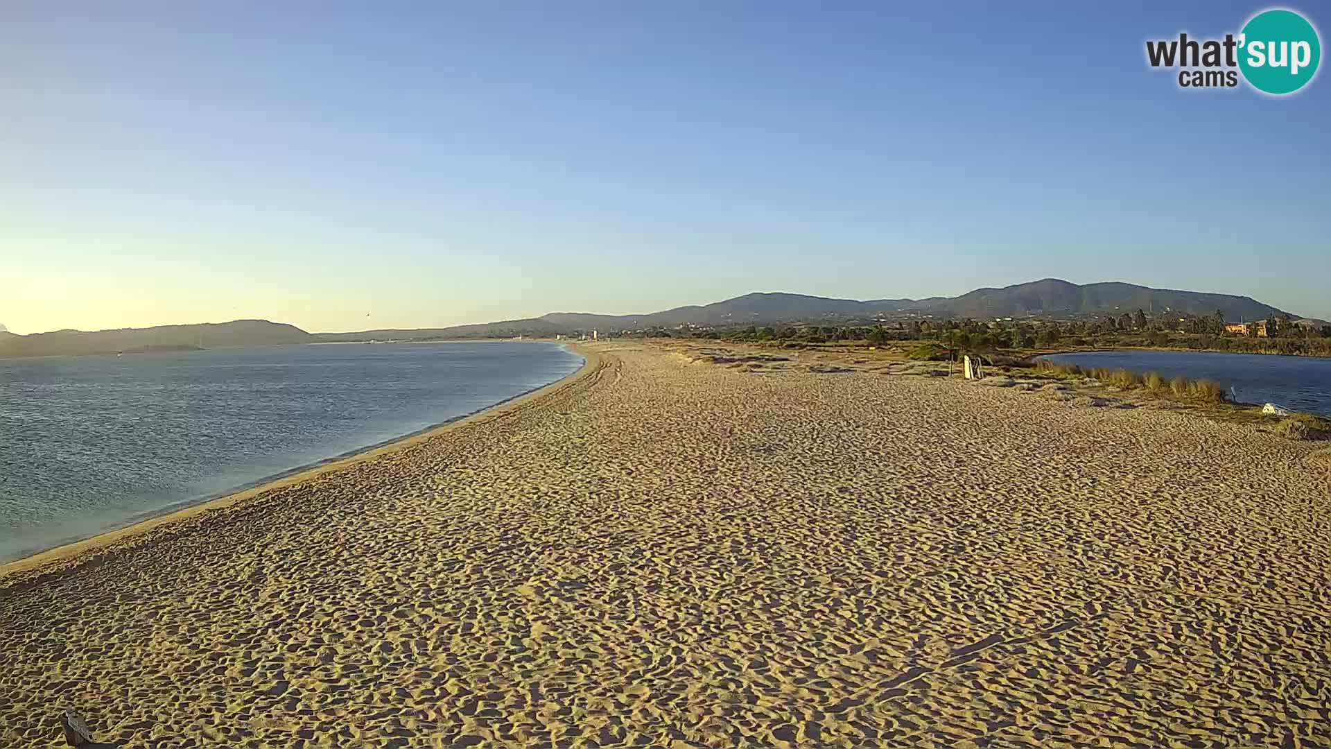 Olbia web kamera plaža Le Saline – Sardinija – Italija