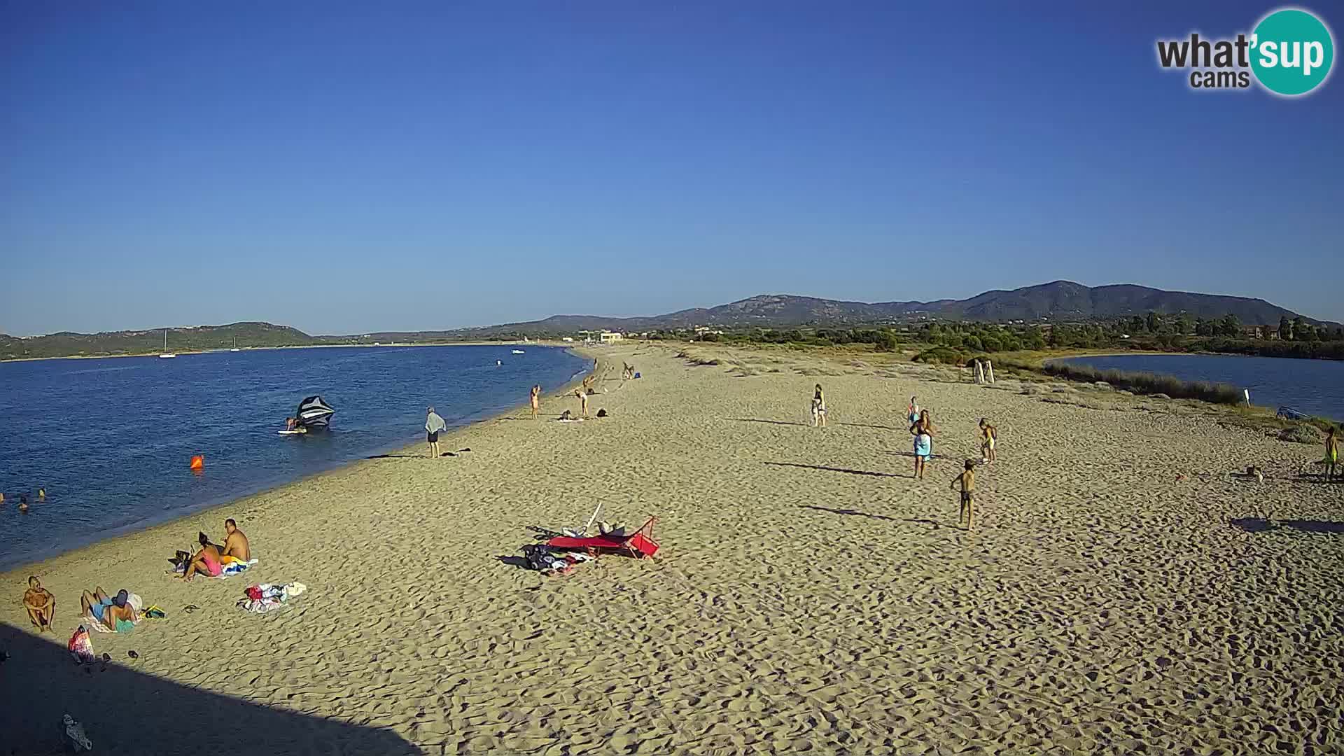 Olbia live webcam spiaggia Le Saline – Sardegna