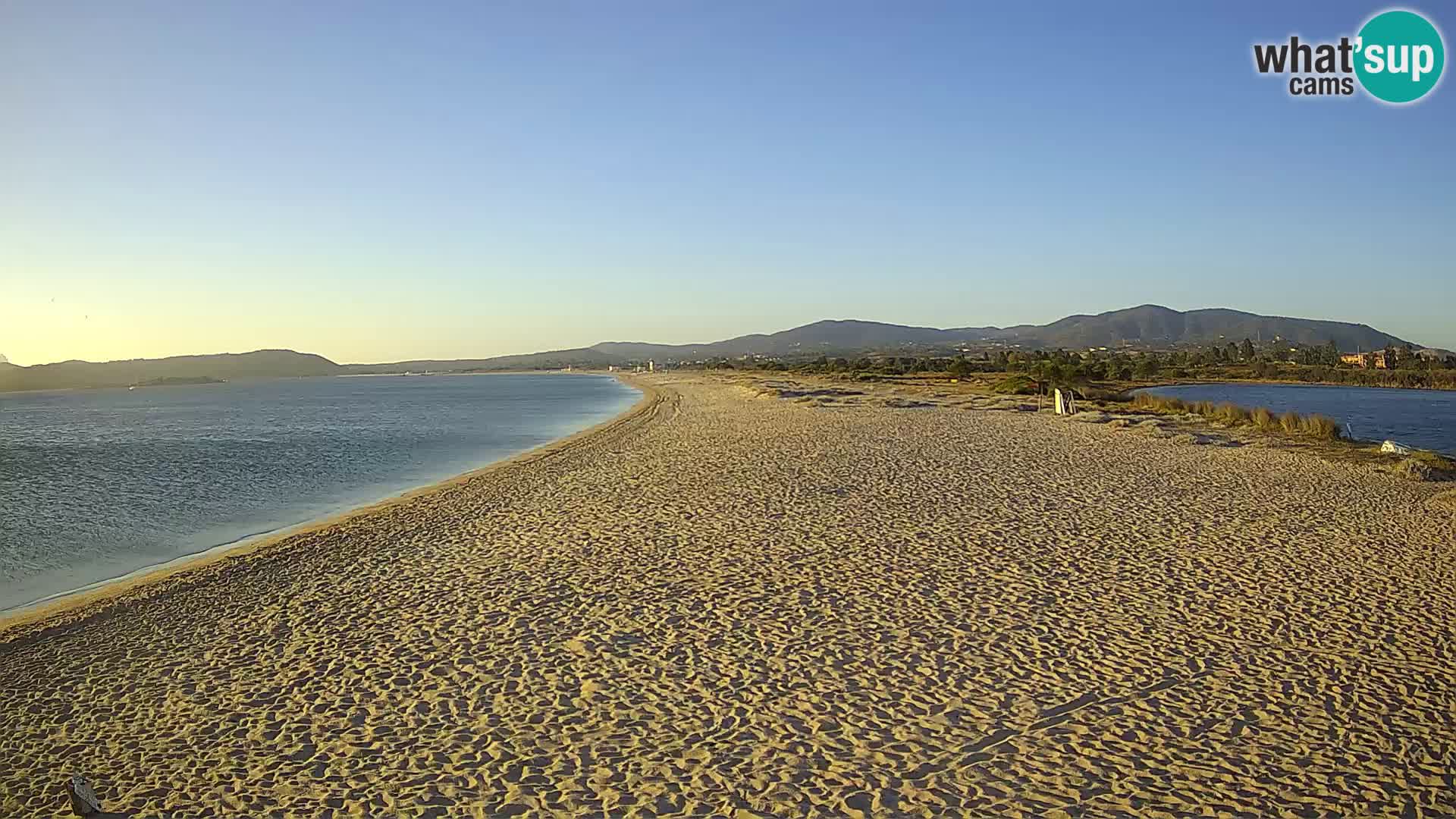 Olbia web kamera plaža Le Saline – Sardinija – Italija