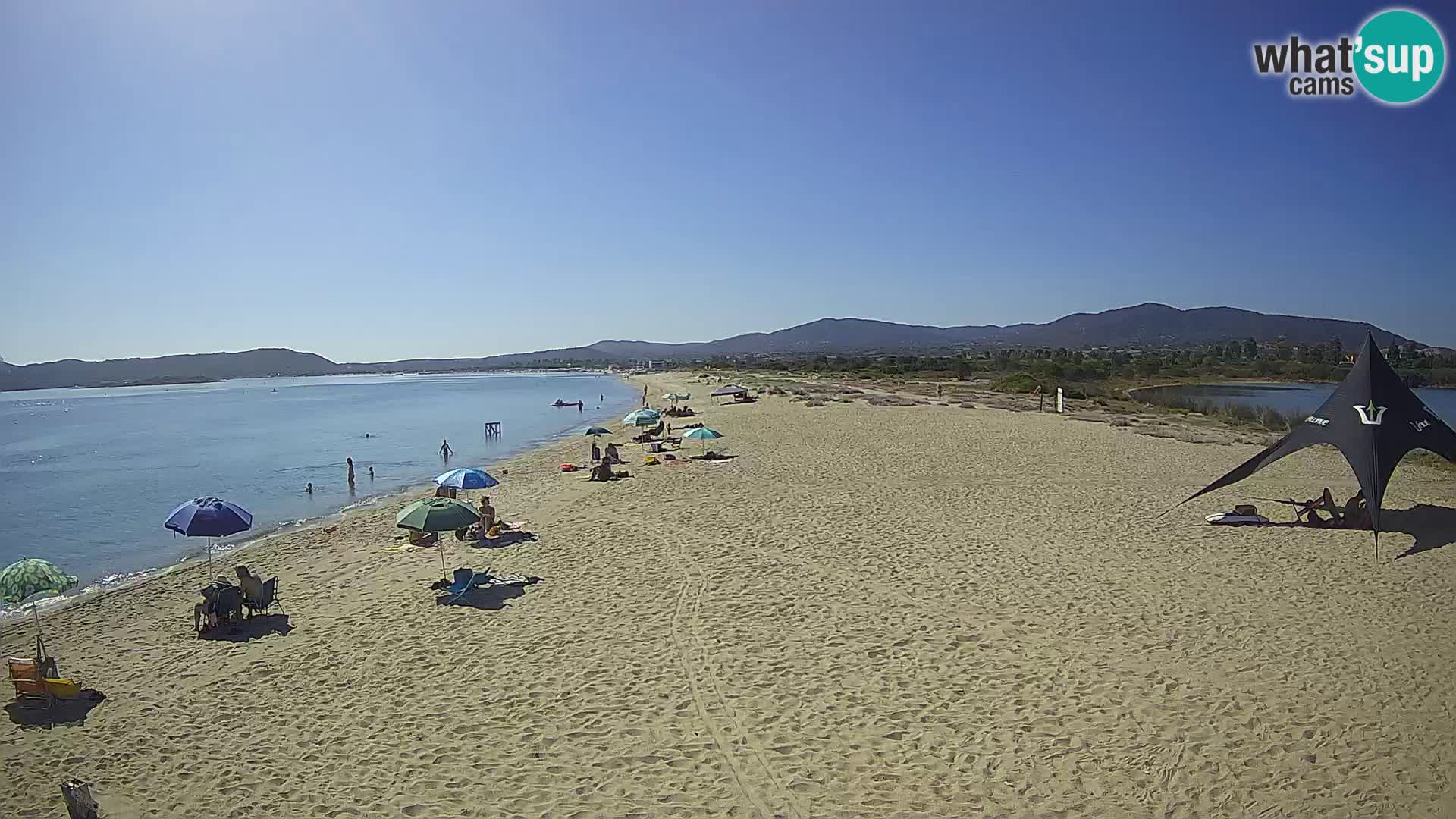 Olbia spletna kamera plaža Le Saline – Sardinija – Italija