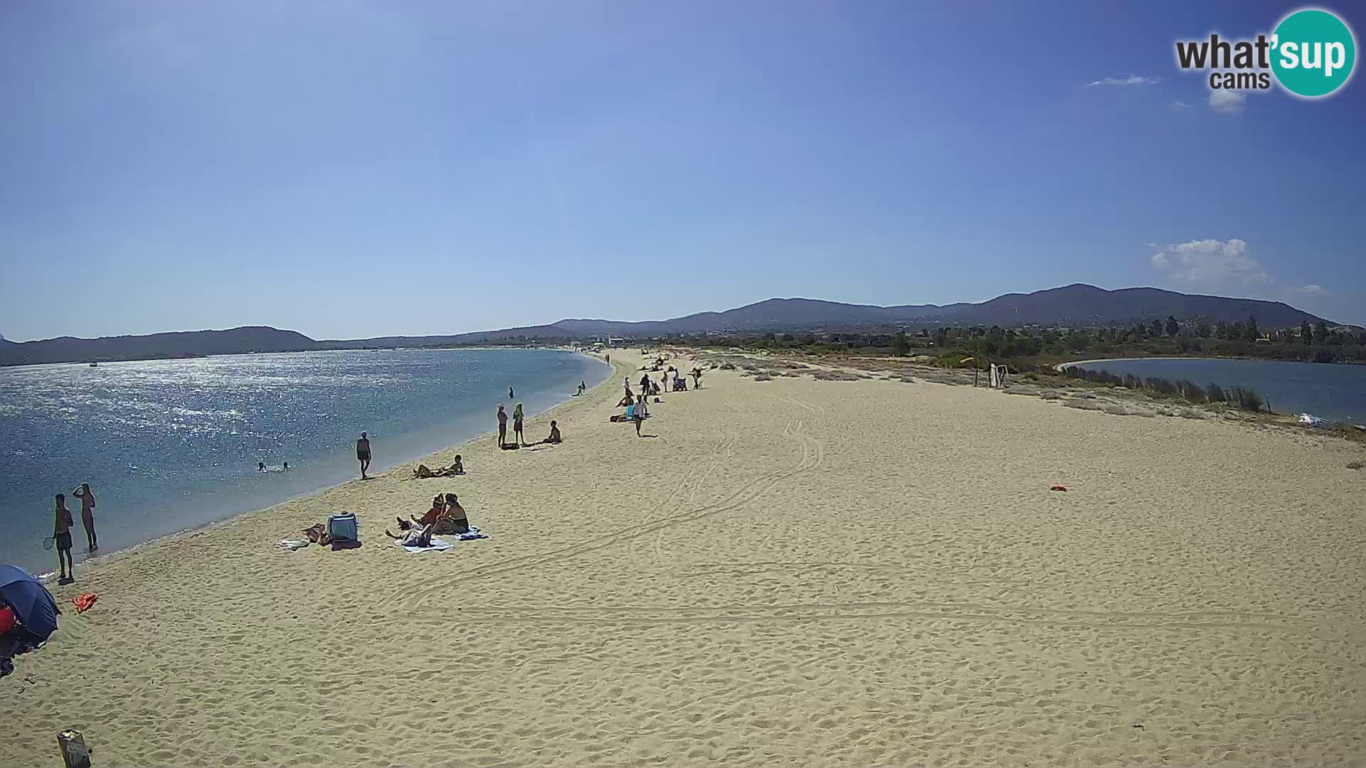 Olbia spletna kamera plaža Le Saline – Sardinija – Italija