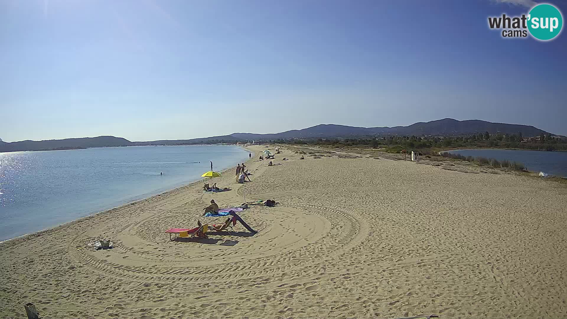Olbia spletna kamera plaža Le Saline – Sardinija – Italija