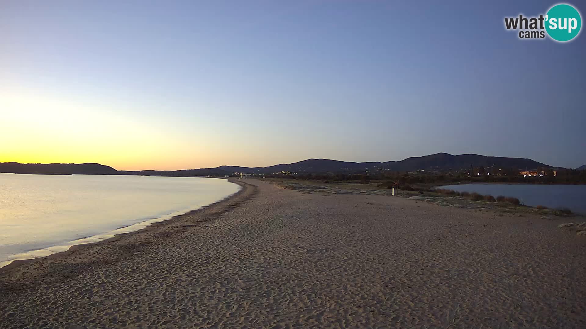 Olbia spletna kamera plaža Le Saline – Sardinija – Italija