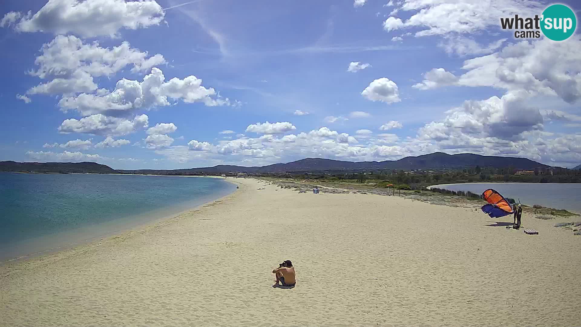 Olbia spletna kamera plaža Le Saline – Sardinija – Italija