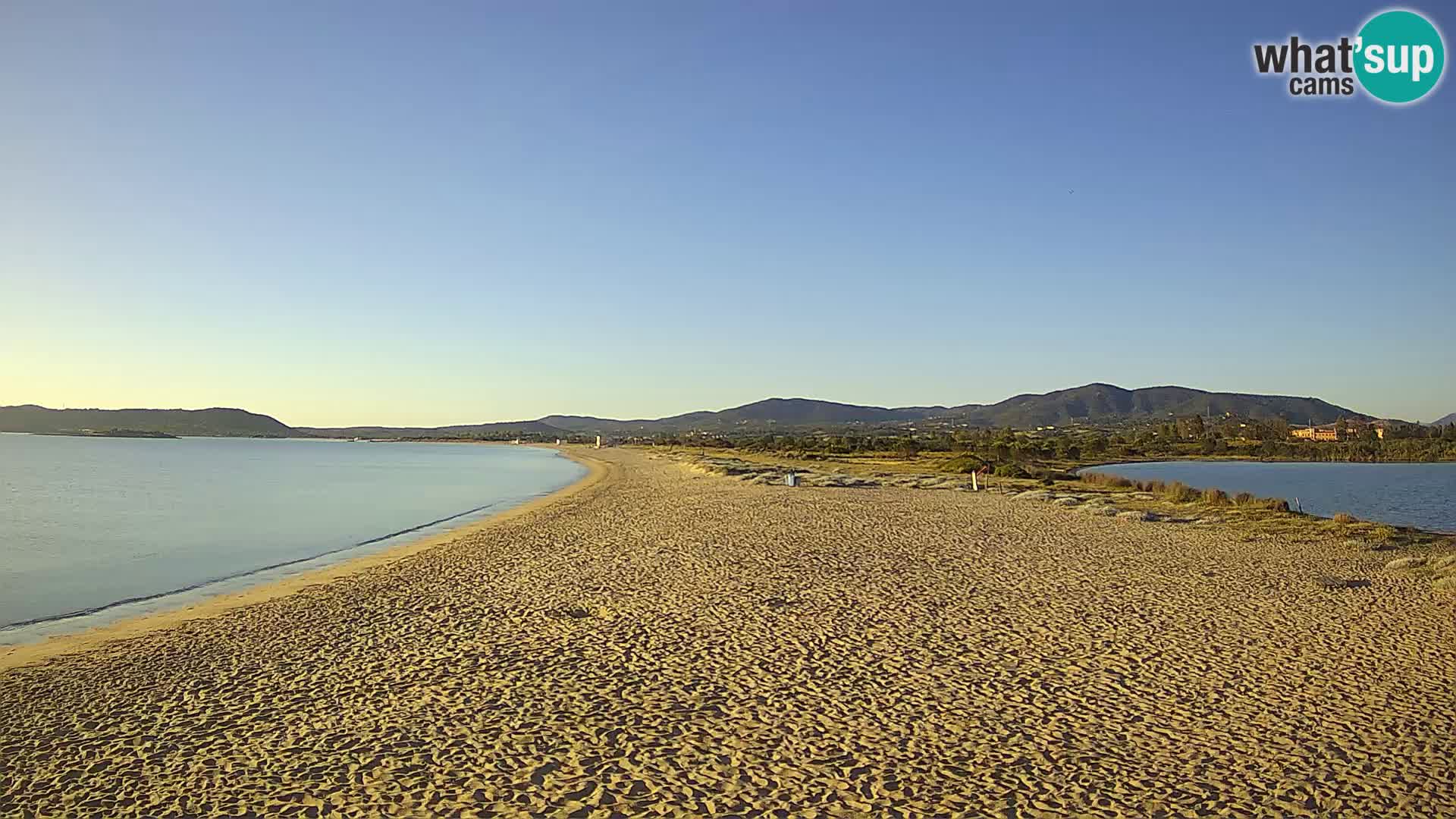 Olbia live webcam Le Saline beach – Sardinia