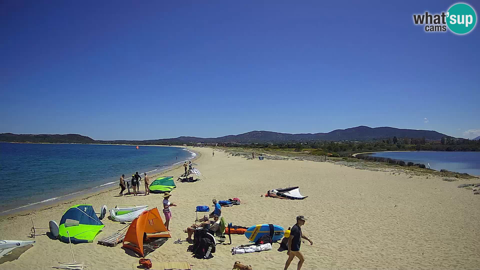 Olbia web kamera plaža Le Saline – Sardinija – Italija