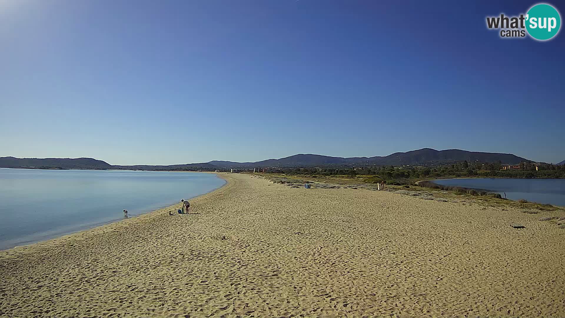 Olbia spletna kamera plaža Le Saline – Sardinija – Italija