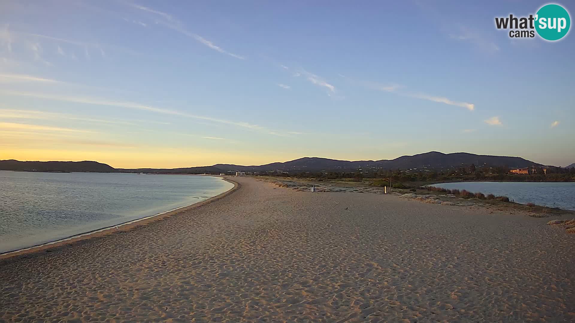 Olbia camera en vivo playa Le Saline – Cerdeña – Italia