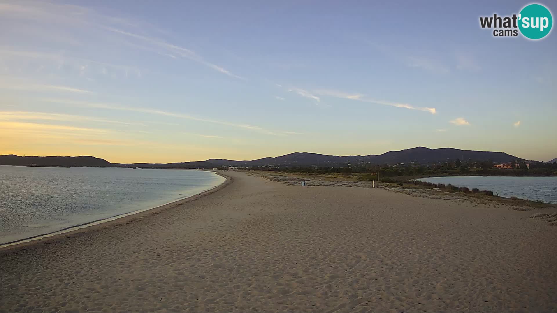 Olbia live webcam spiaggia Le Saline – Sardegna