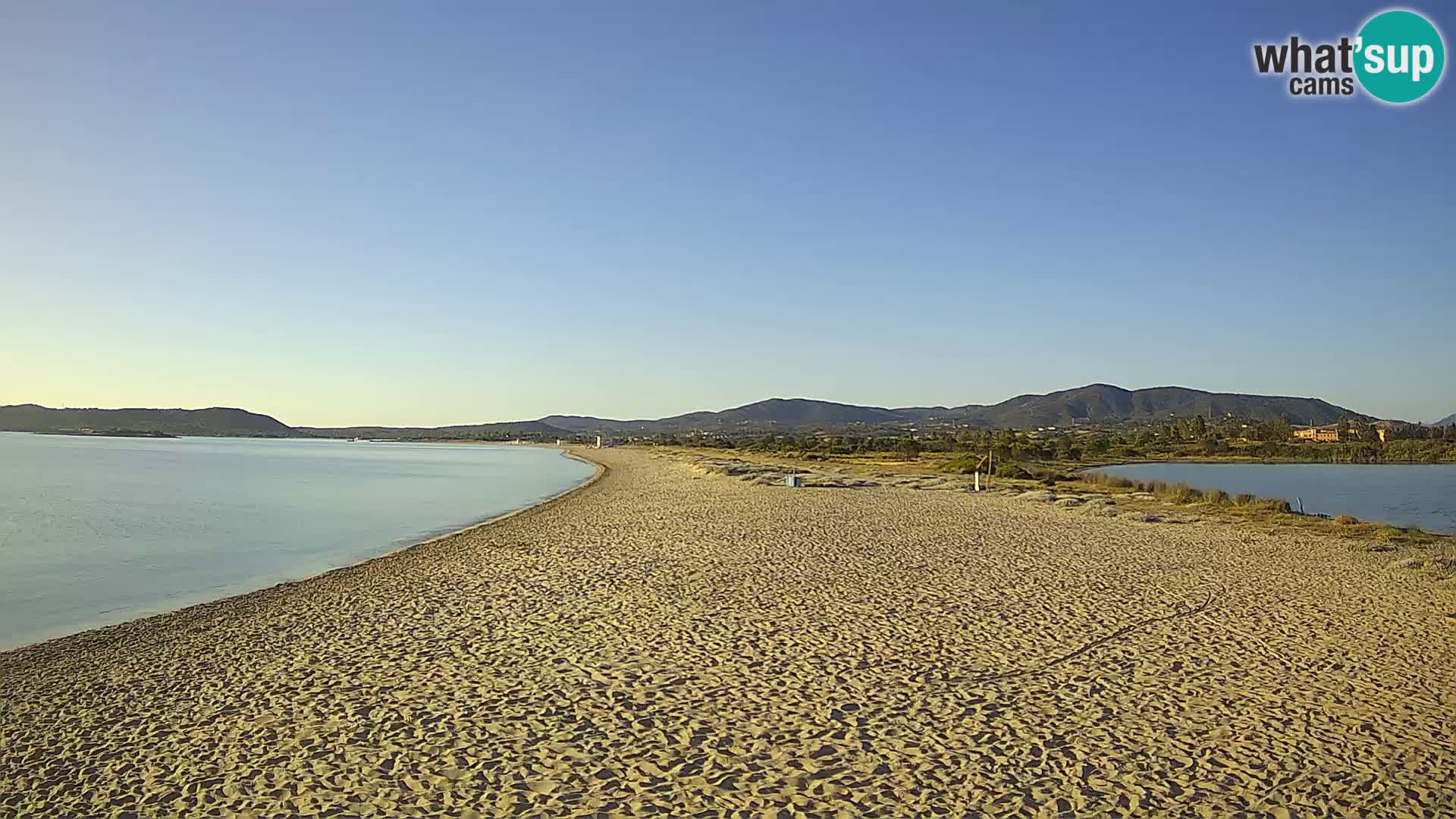 Olbia camera en vivo playa Le Saline – Cerdeña – Italia