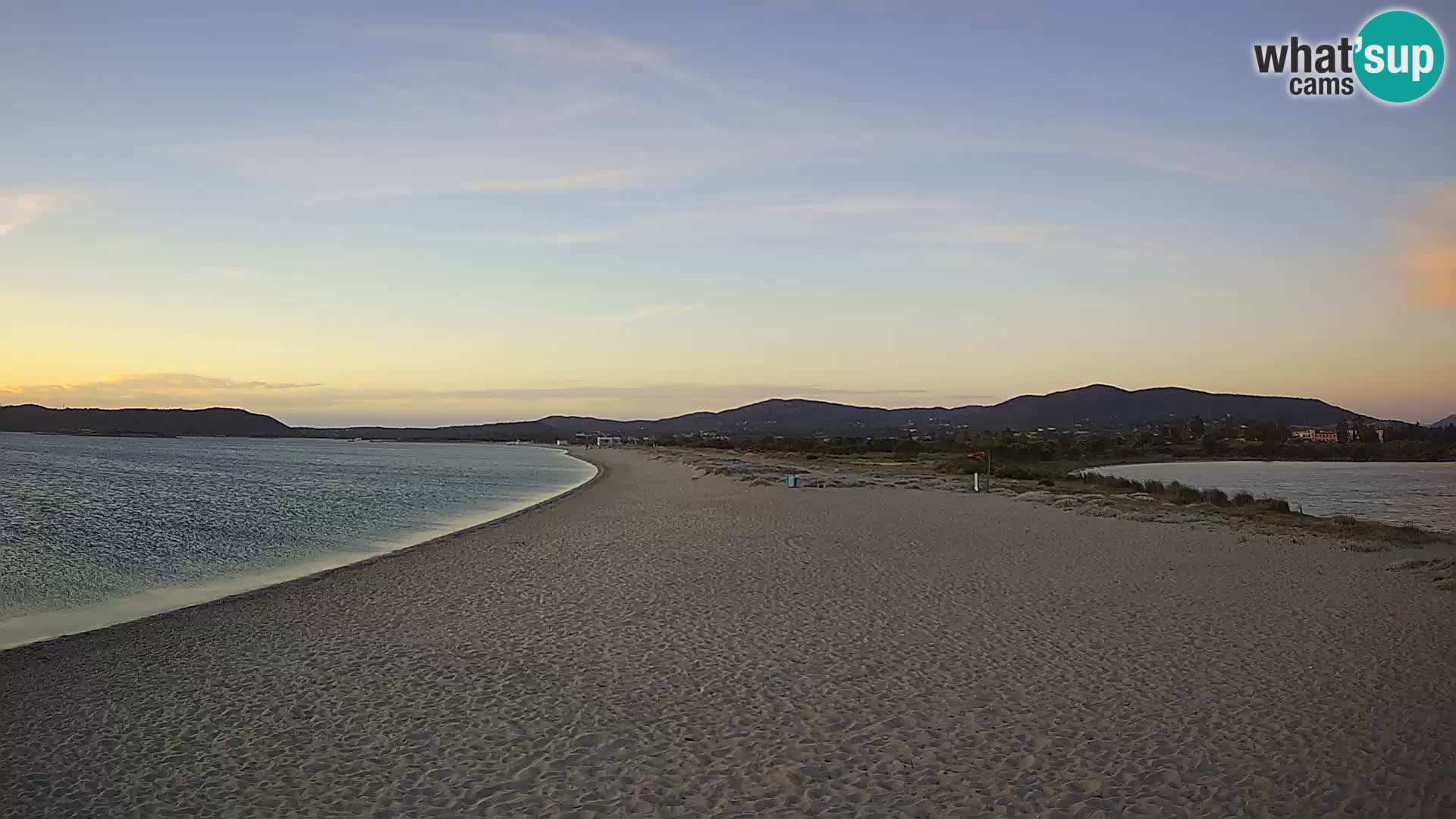 Olbia spletna kamera plaža Le Saline – Sardinija – Italija
