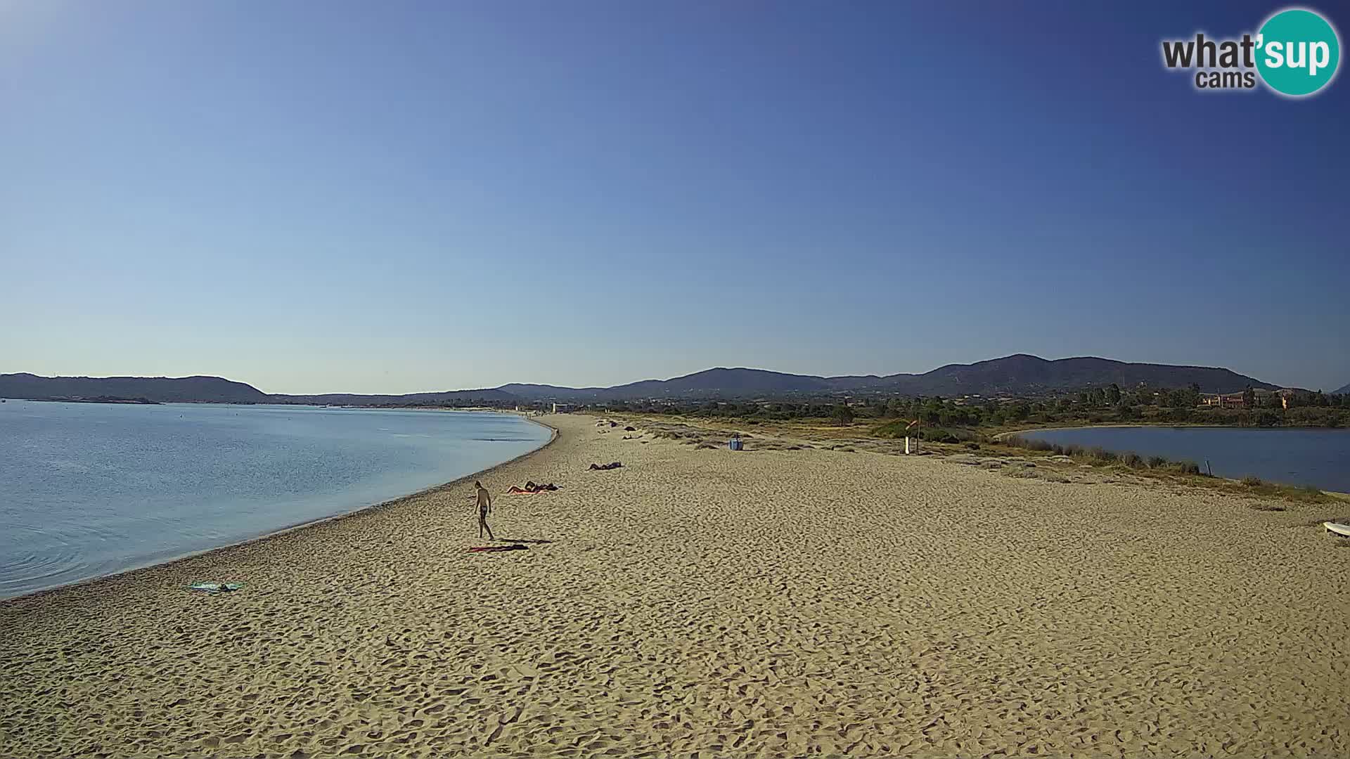 Olbia camera en vivo playa Le Saline – Cerdeña – Italia
