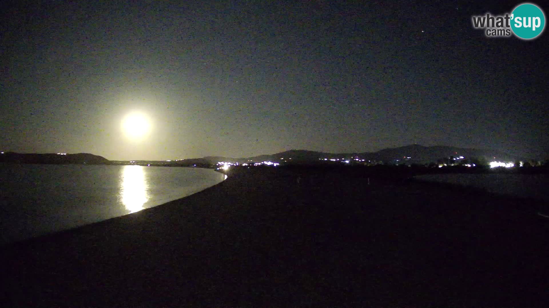 Olbia live webcam spiaggia Le Saline – Sardegna