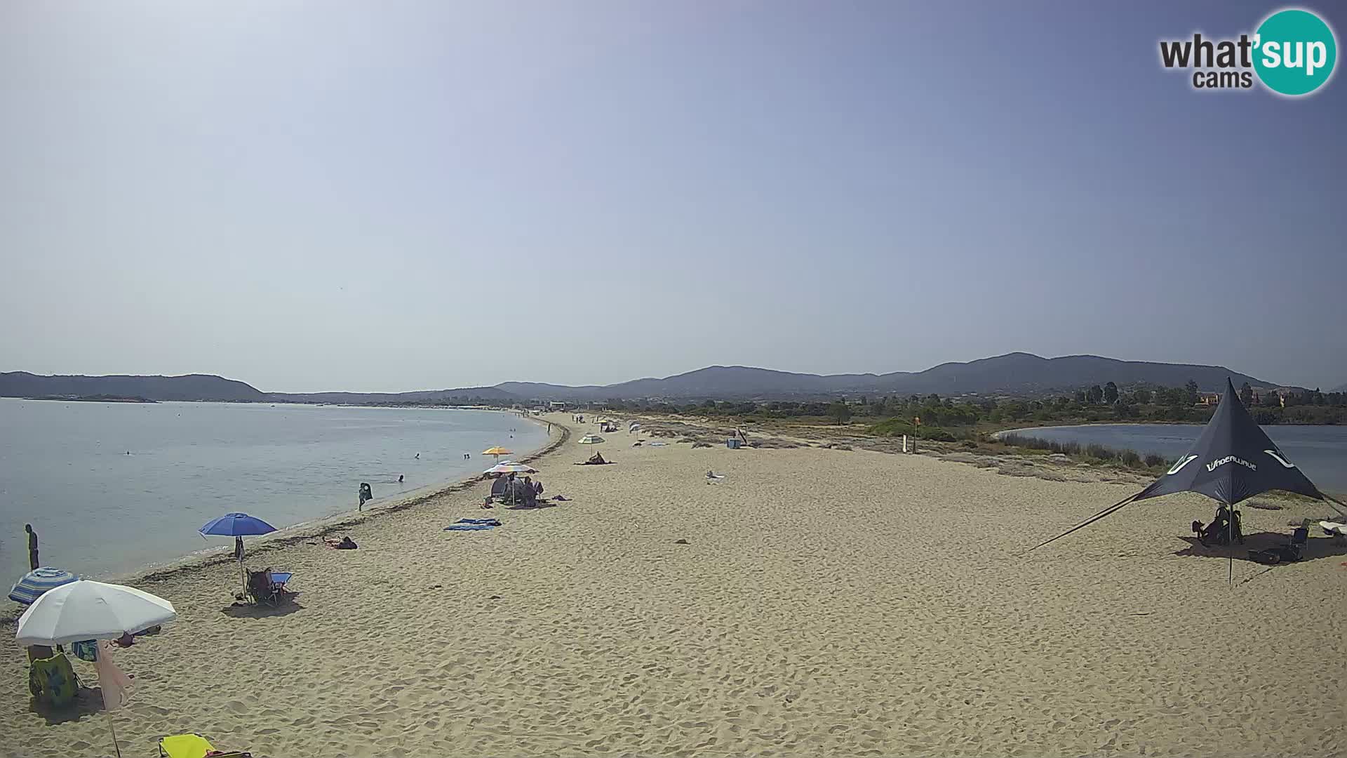 Olbia live webcam Le Saline beach – Sardinia