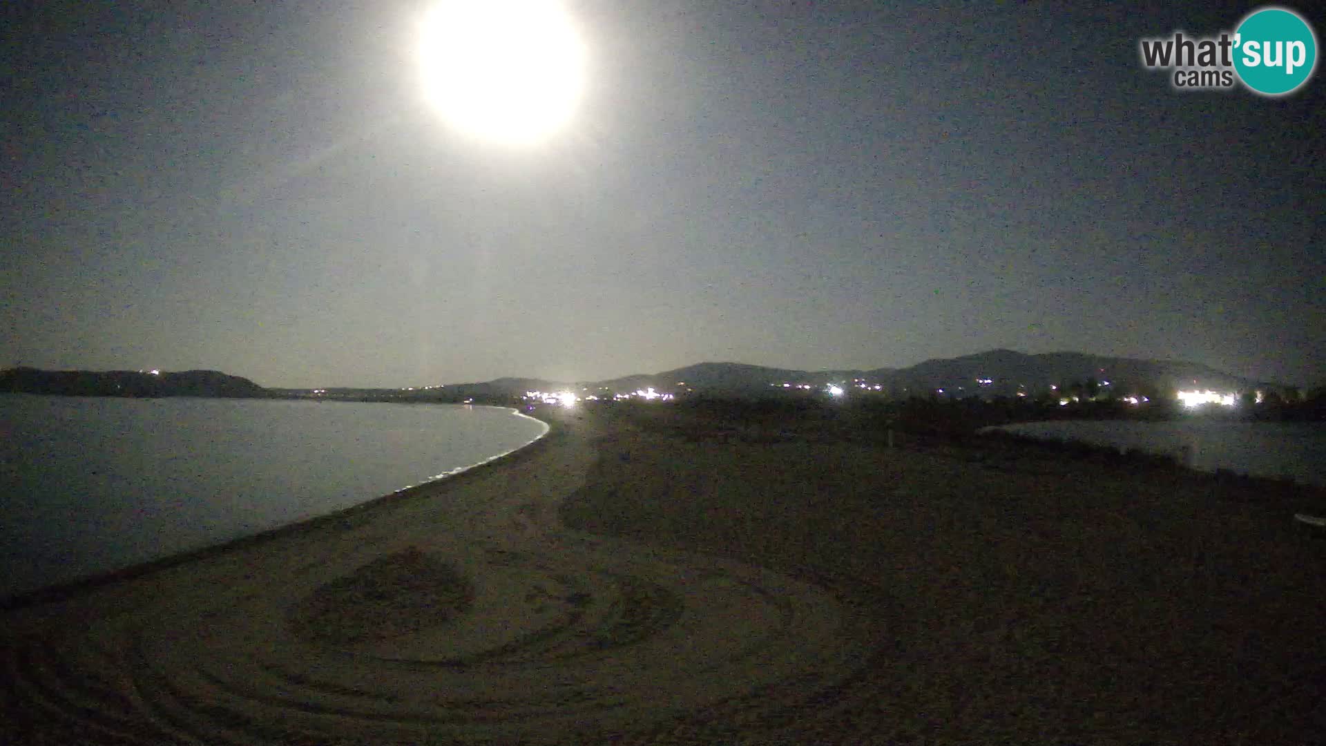 Olbia live webcam Le Saline beach – Sardinia