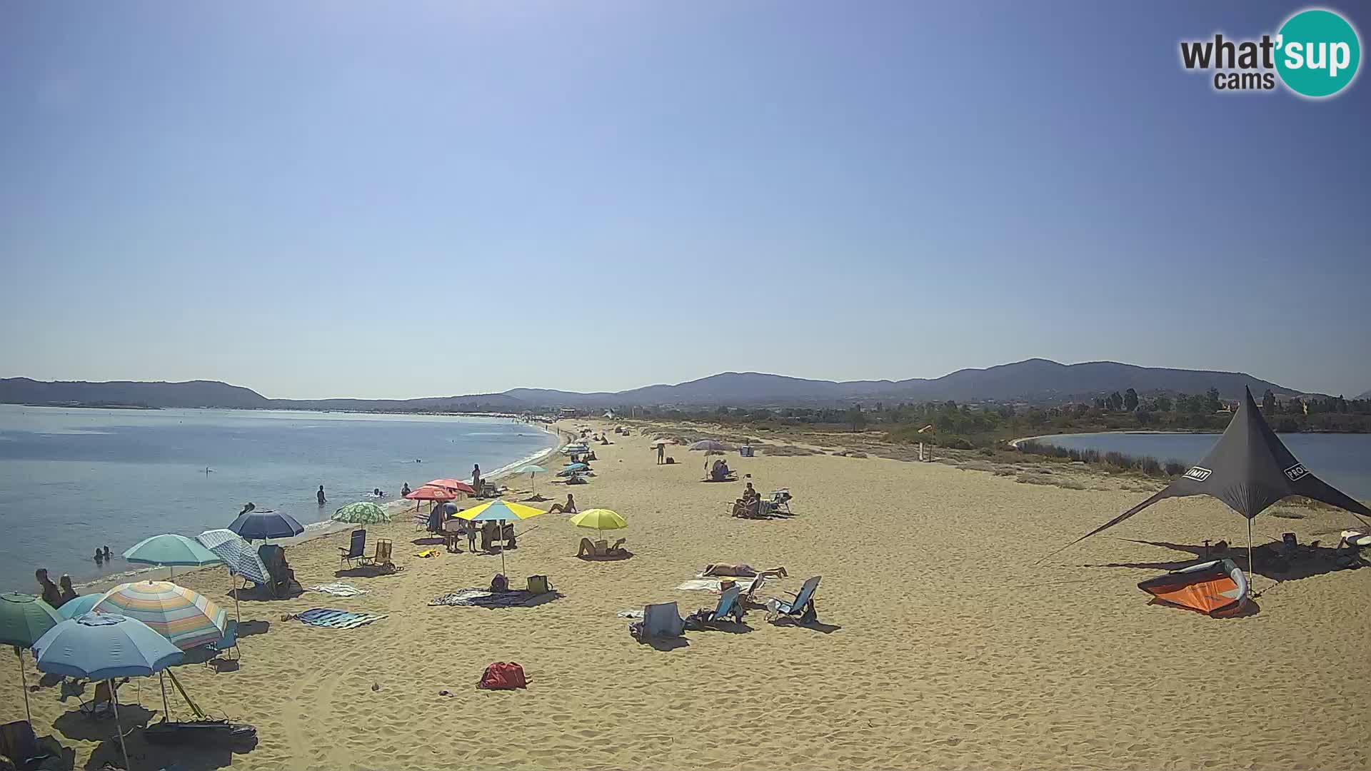 Olbia spletna kamera plaža Le Saline – Sardinija – Italija