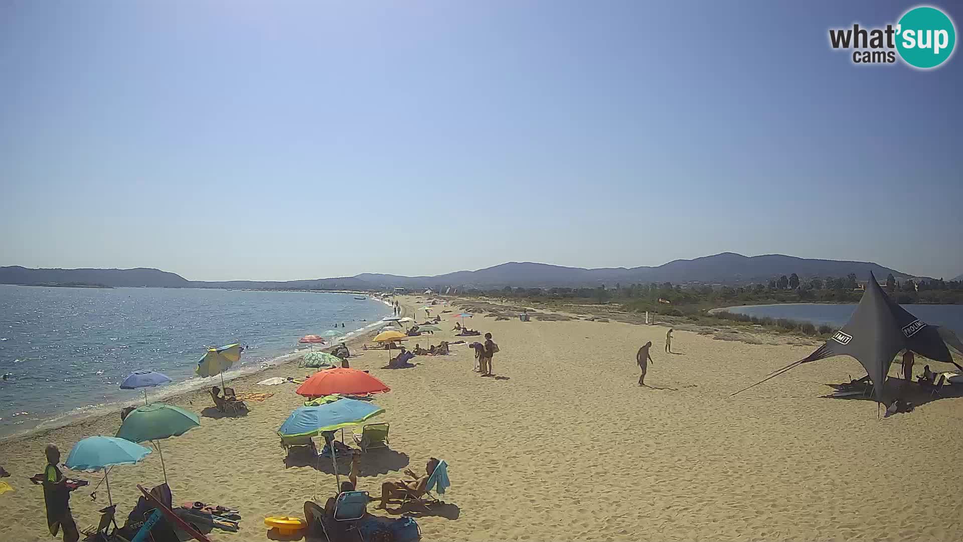 Olbia live webcam Le Saline beach – Sardinia