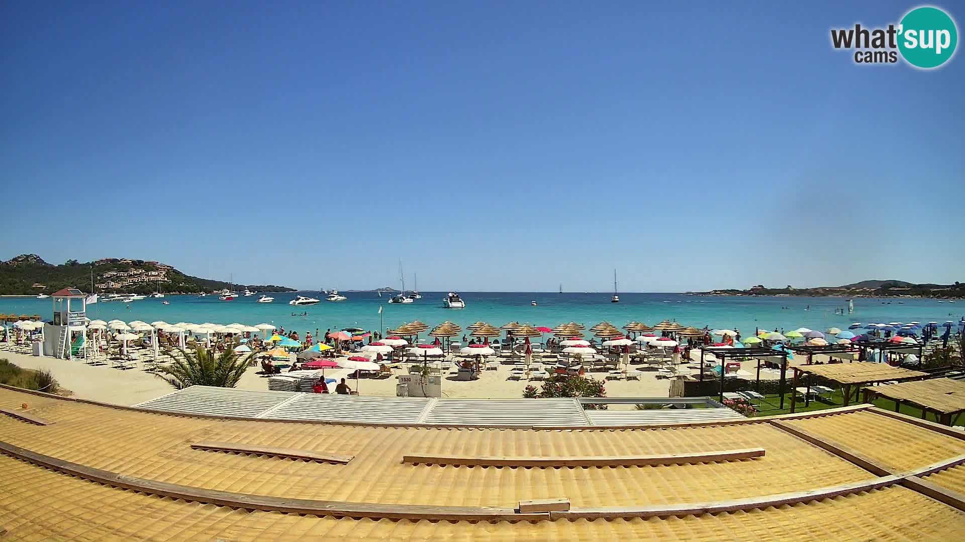 Webcam plage de Marinella – Porto Rotondo livecam Olbia – Sardaigne