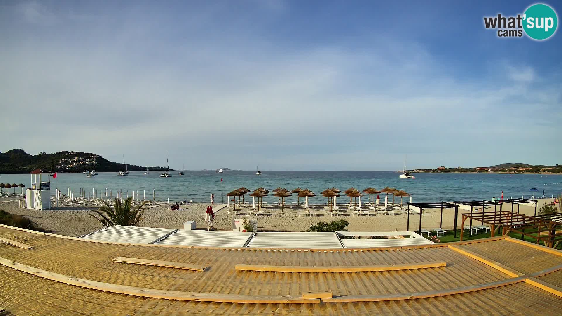 Cámara en vivo de la playa Marinella – Porto Rotondo livecam Olbia – Cerdeña
