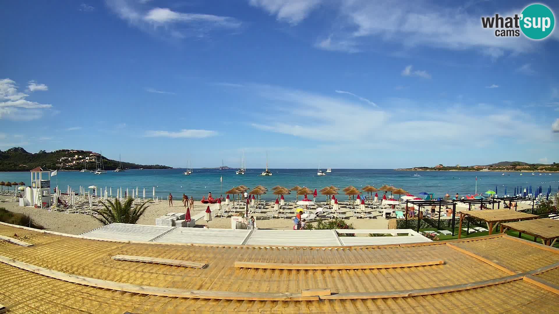 Webcam plage de Marinella – Porto Rotondo livecam Olbia – Sardaigne