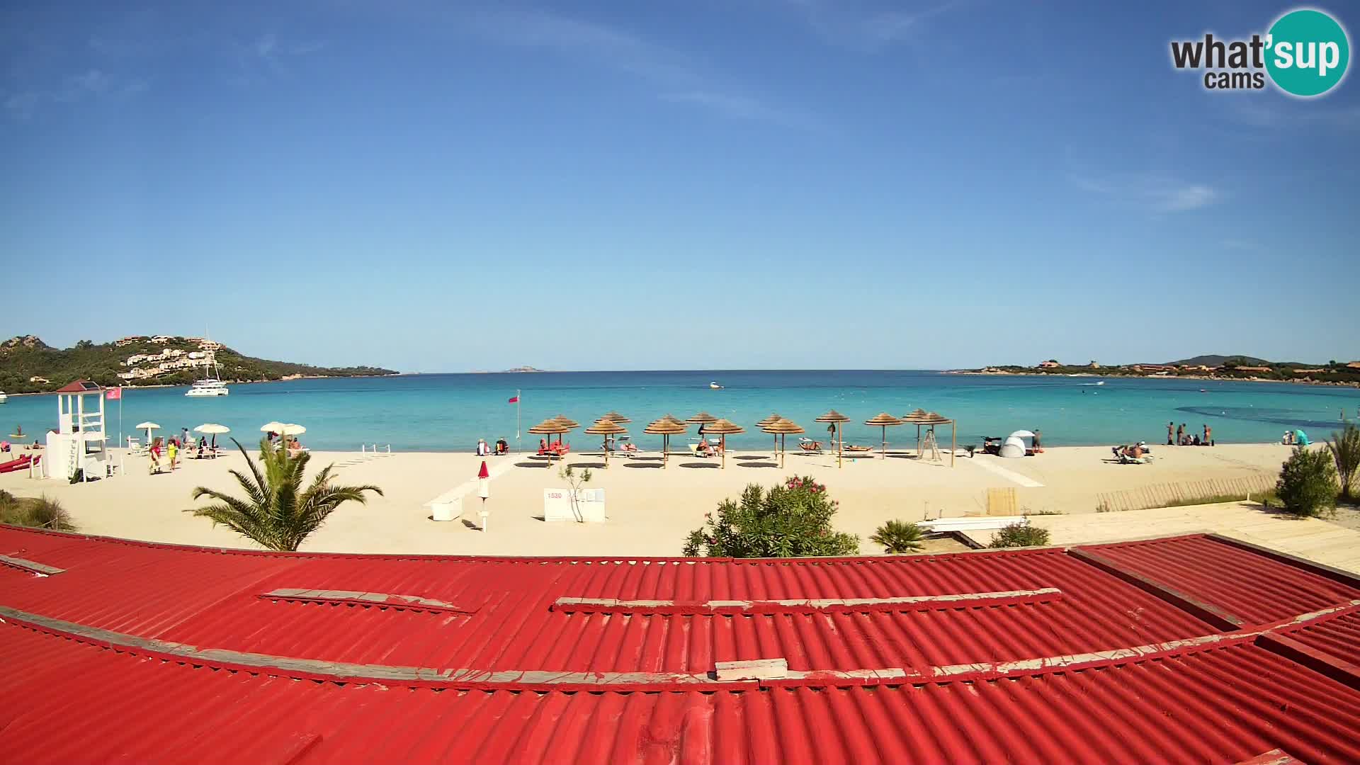 Cámara en vivo de la playa Marinella – Porto Rotondo livecam Olbia – Cerdeña