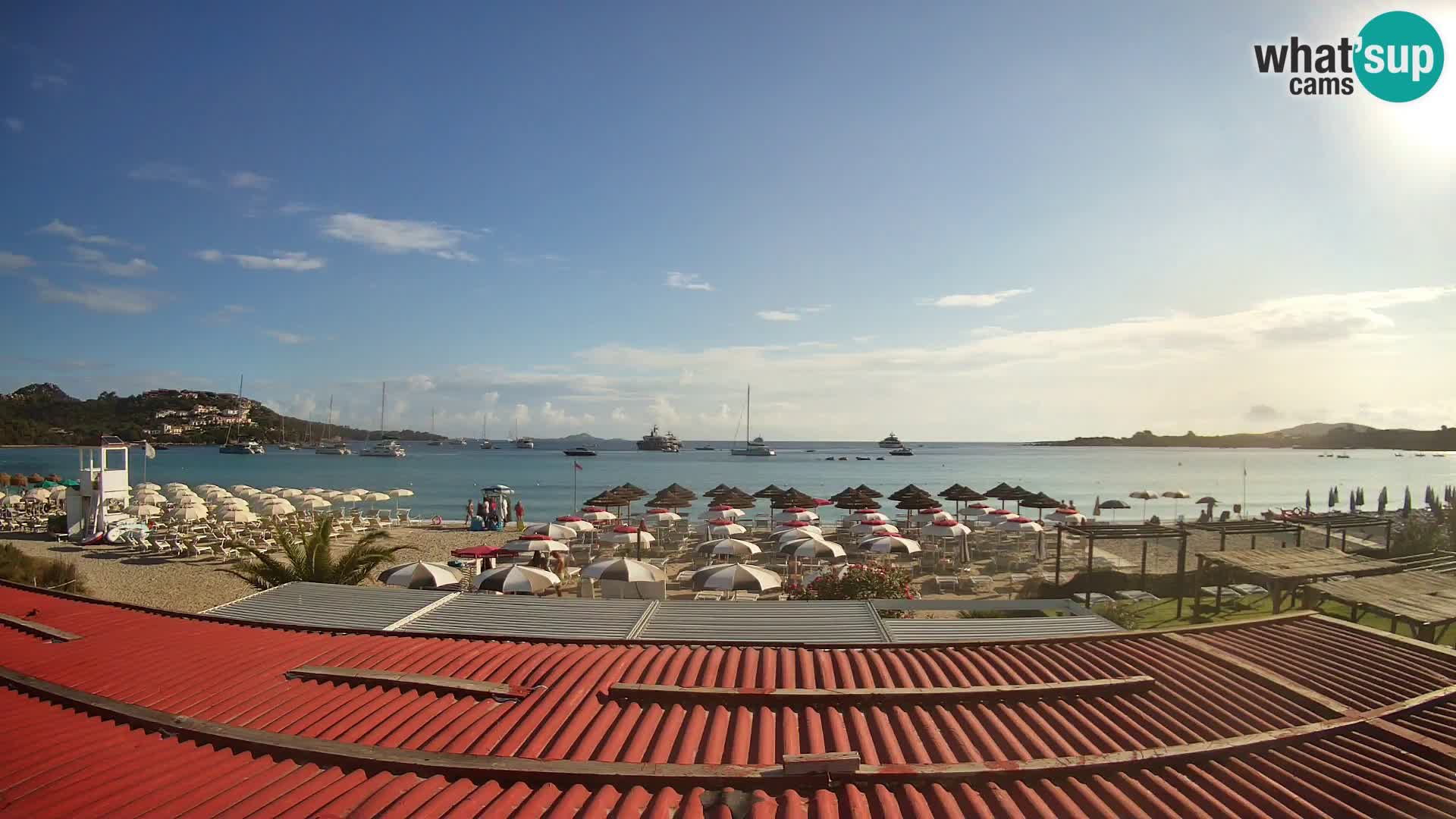 Cámara en vivo de la playa Marinella – Porto Rotondo livecam Olbia – Cerdeña