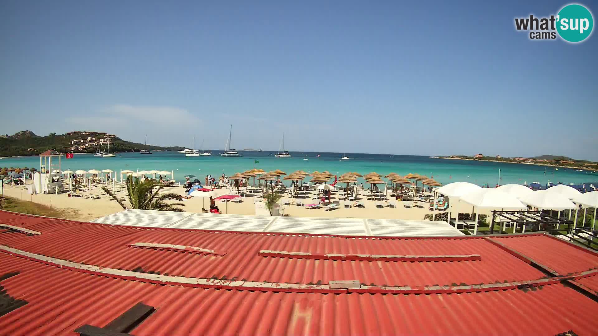 Cámara en vivo de la playa Marinella – Porto Rotondo livecam Olbia – Cerdeña